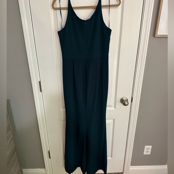 Dress the Population Iris Slit Crepe Gown in New Pine, medium - Picture 8 of 11